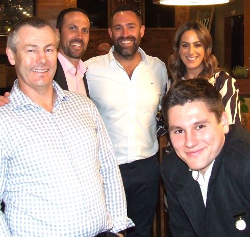 Enjoying the night: L-R Geoff McKeown, Michael Ozbun, Steve and Jaye Hazelwood and Jack Newman. Enjoying the night: L-R Geoff McKeown, Michael Ozbun, Steve and Jaye Hazelwood and Jack Newman.