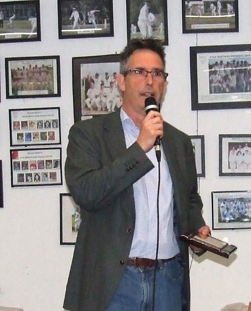Paul Sevenson responds after being announced our Lindsay Jones Best Clubman. Paul Sevenson responds after being announced our Lindsay Jones Best Clubman.