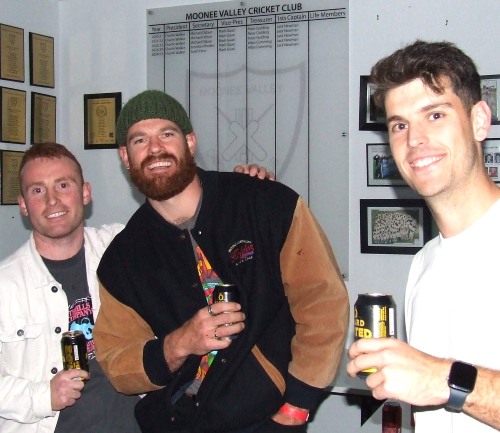 All in good fun: L-R Jack O'Sullivan, Jerome White and Ben Tarran. All in good fun: L-R Jack O'Sullivan, Jerome White and Ben Tarran.
