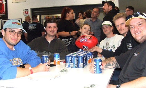 Over from the West: L-R Grayson, Matt, Brooklyn, Matt Philpott, Tom and Zane. Over from the West: L-R Grayson, Matt, Brooklyn, Matt Philpott, Tom and Zane.