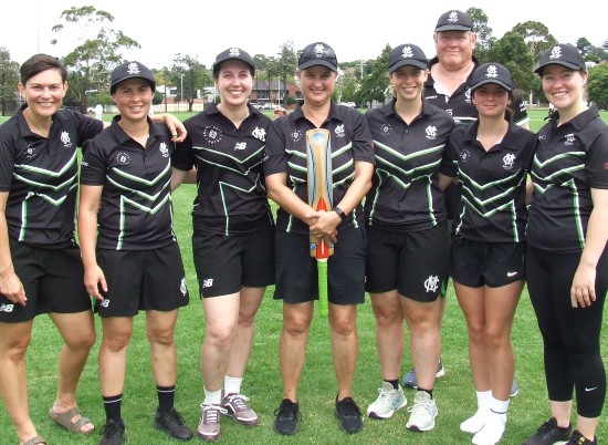 Sandra's 1000 run milestone: L-R Kylie Russo, Yasmin King, Sarah Fenn, Sandra Verschoor, Fiona Bathie, coach Darren Nagle, Maddie Dutton Johnson and Mackayla Coote. Sandra's 1000 run milestone: L-R Kylie Russo, Yasmin King, Sarah Fenn, Sandra Verschoor, Fiona Bathie, coach Darren Nagle, Maddie Dutton Johnson and Mackayla Coote.