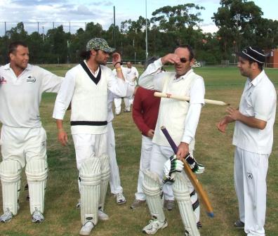 Relief! Over the line! Pat Taylor takes a deep breath, as he's joined by L-R Shaun Rayment, Jesse Felle and Murray Walker. Relief! Over the line! Pat Taylor takes a deep breath, as he's joined by L-R Shaun Rayment, Jesse Felle and Murray Walker.