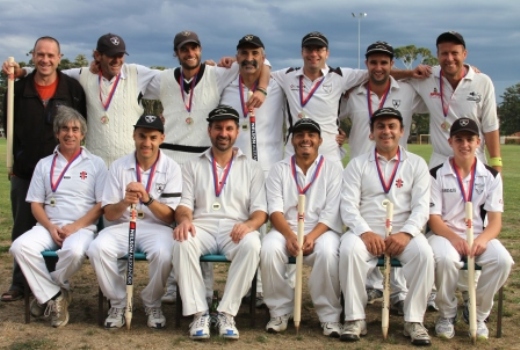 The Premiers: Moonee Valley Sixths L-R: Back - scorer Peter Smith, Pat Taylor, Jesse Felle, Joe Ansaldo, Michael Cumbo, Murray Walker and Shaun Rayment. Front - 12th man Grahame McCulloch, Sam Carbone, Dino Sapuppo, captain Danny Terzini, Mark Cini and Alex Gorham. The Premiers: Moonee Valley Sixths L-R: Back - scorer Peter Smith, Pat Taylor, Jesse Felle, Joe Ansaldo, Michael Cumbo, Murray Walker and Shaun Rayment. Front - 12th man Grahame McCulloch, Sam Carbone, Dino Sapuppo, captain Danny Terzini, Mark Cini and Alex Gorham.