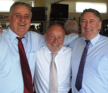 Three of PG's great mates - from their younger days and cricket together - were L-R Warwick Knill, Garry Noonan and Alan Sutherland. Three of PG's great mates - from their younger days and cricket together - were L-R Warwick Knill, Garry Noonan and Alan Sutherland.