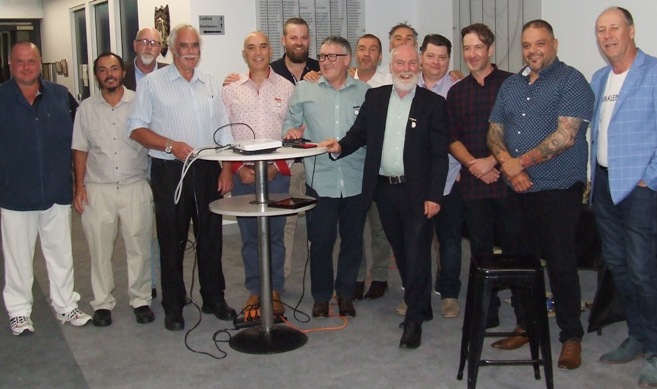 The new and the old life members: L-R Peter Smith, Danny Terzini, Kevin Gardiner Charlie Walker, John Talone, Matt Thomas, Peter Golding, Jim Polonidis, Dean Jukic, Allan Cumming, Mark Gauci, Ben Thomas, Sandro Capocchi and Ian Denny. The new and the old life members: L-R Peter Smith, Danny Terzini, Kevin Gardiner Charlie Walker, John Talone, Matt Thomas, Peter Golding, Jim Polonidis, Dean Jukic, Allan Cumming, Mark Gauci, Ben Thomas, Sandro Capocchi and Ian Denny.