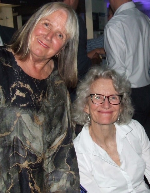 What can we do when our husbands are helping serve drinks? Adele Walker (left) and Clare Henderson. What can we do when our husbands are helping serve drinks? Adele Walker (left) and Clare Henderson.