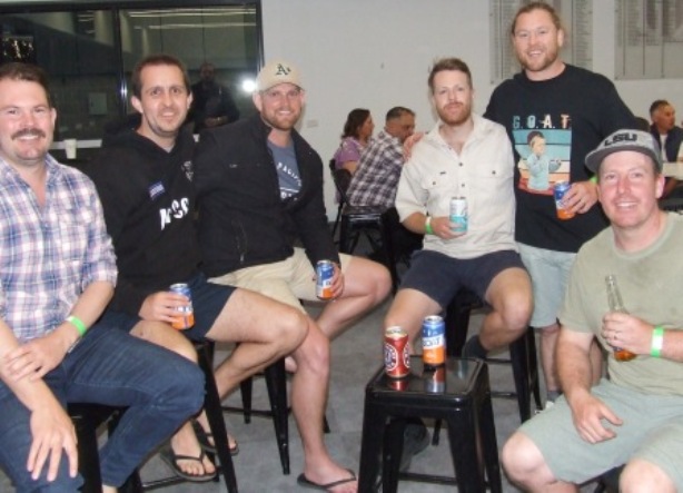 The Fifths got the points - and had enough time to run the catering for the function! L-R Ryan Chirgwin, Paddy Shelton, Jarrad Sims, Nathan Deery, Sam Kater and Ashley Free. The Fifths got the points - and had enough time to run the catering for the function! L-R Ryan Chirgwin, Paddy Shelton, Jarrad Sims, Nathan Deery, Sam Kater and Ashley Free.